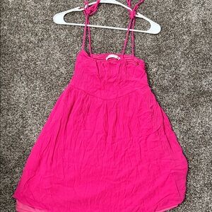 Altar'd State Fuchsia Strappy Dress